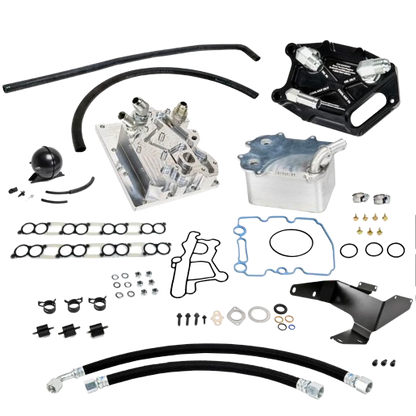 Bulletproof diesel BPD Diesel OEM Oil Cooler Relocation kit - 6.0
