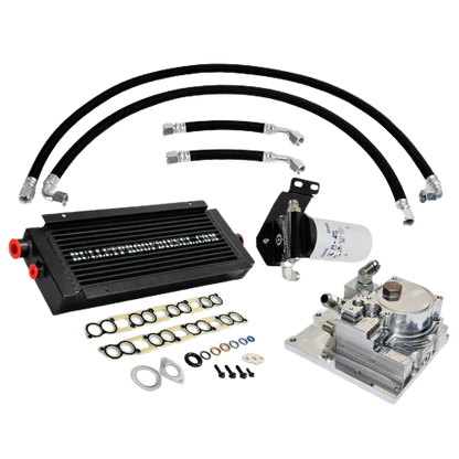 Bulletproof diesel BPD Heavy Duty Complete Oil Cooler System - 6.0