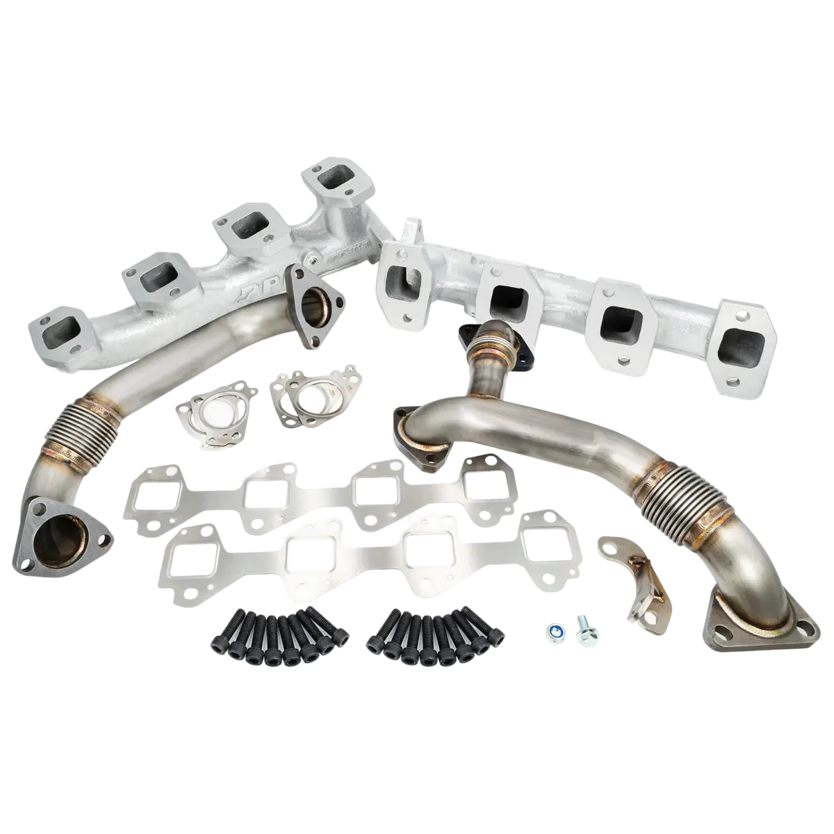 PPE High Flow Exhaust Manifold and Up Pipe Kit - 6.6 Duramax - view 3