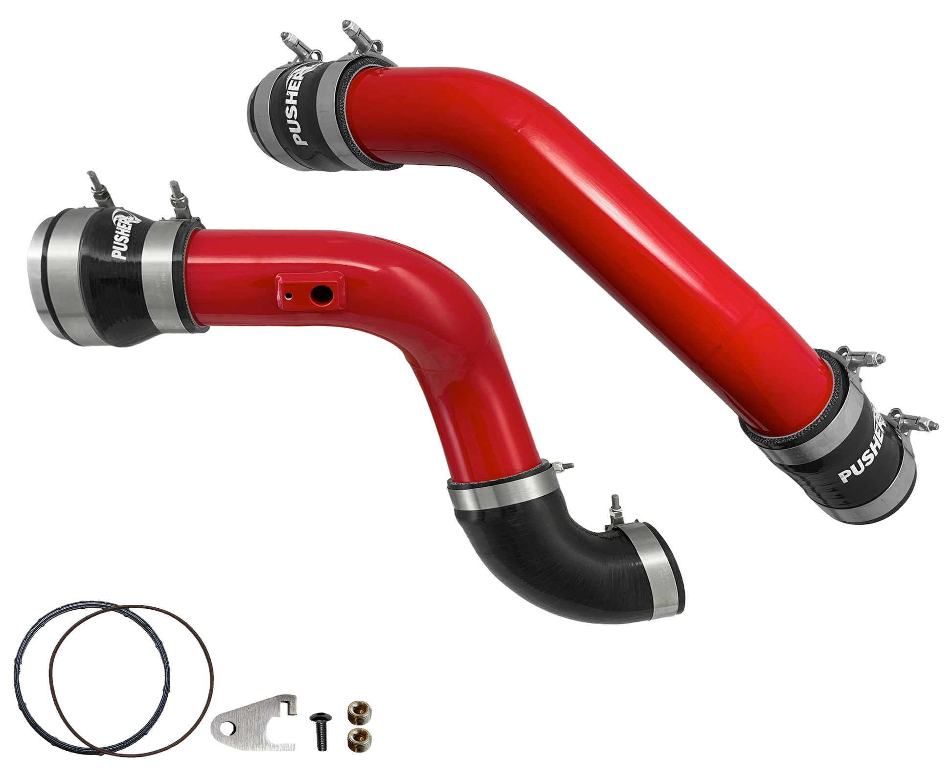 Pusher 3" Hot & Cold Side Charge Tubes - 6.7 Powerstroke (2017+) - view 7