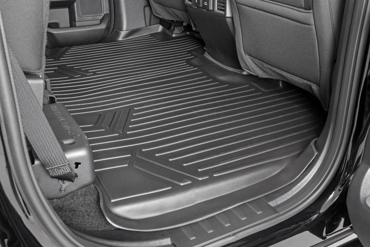 Floor Mats | FR & RR | Over Hump | Ford F-150 (15-26)/F-150 Lightning (22-26)/Raptor (17-26) 