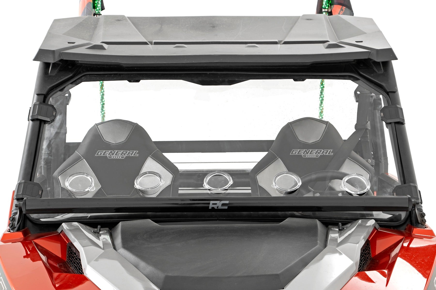 Vented Full Windshield | Scratch Resistant | Polaris General XP 4 1000 