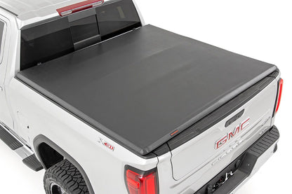 Soft Tri-Fold Bed Cover | 5'10" Bed | Chevy/GMC Sierra 1500 (19-26)/Silverado 1500 (19-26) 