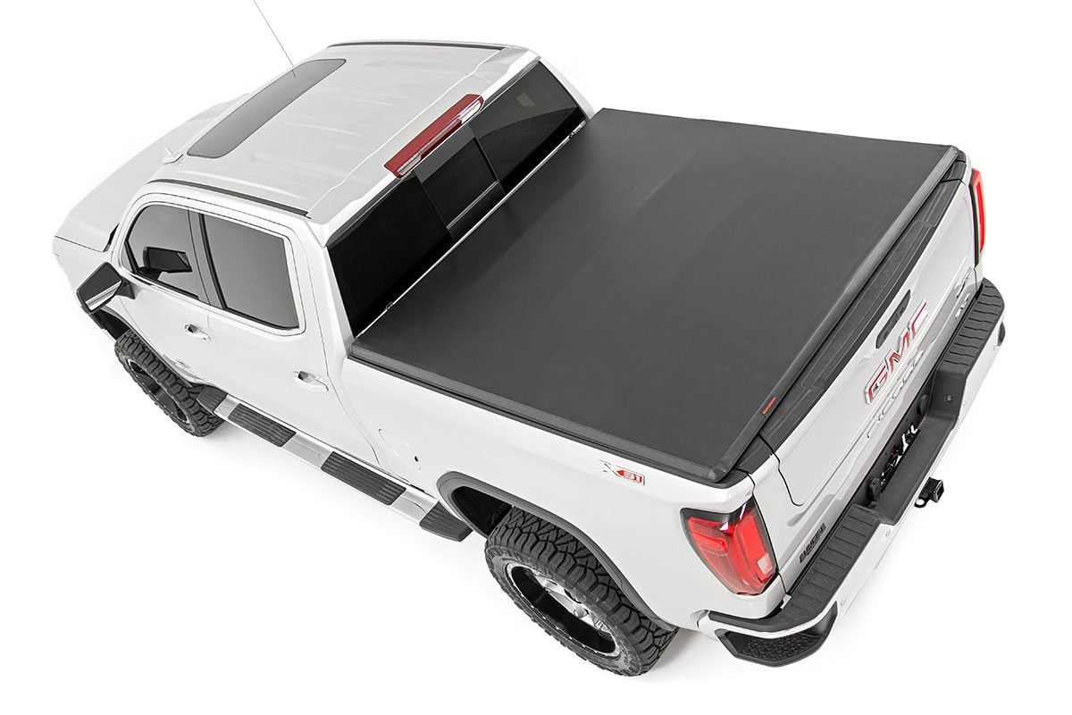 Soft Tri-Fold Bed Cover | 6'7" Bed | Chevy/GMC Sierra 1500 (19-26)/Silverado 1500 (19-26) 