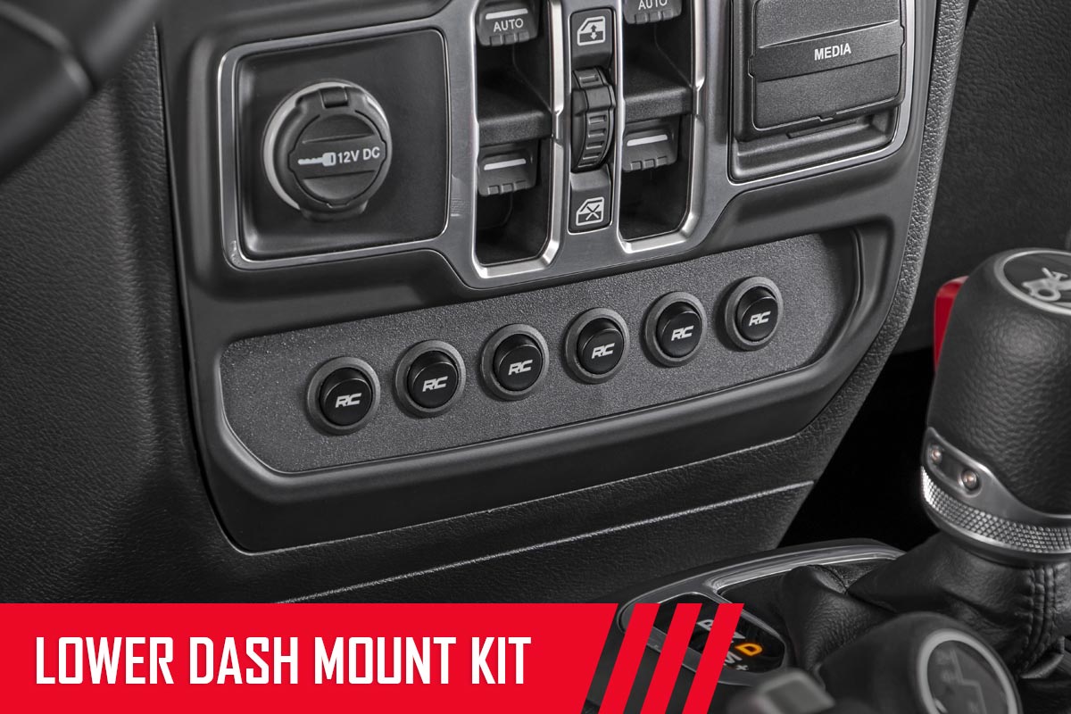 MLC-6 | Muliple Light Controller | Lower Dash | Jeep Wrangler JL/Wrangler Unlimited (18-26)