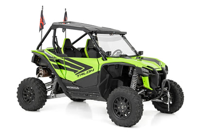 Whip Mount | Bed |  4' Multl-Color LED Whip Pair | Honda Talon 1000 