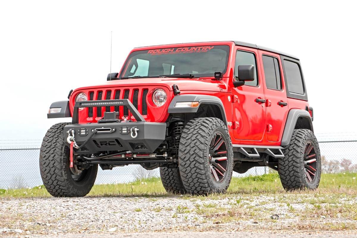 Contoured Drop Steps | 4 Door | Jeep Wrangler JL (21-25)/Wrangler Unlimited (18-26) 