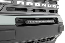 LED Light Kit | Bumper Mount | 20" Black Single Row | White DRL | Ford Bronco Sport (21-26)