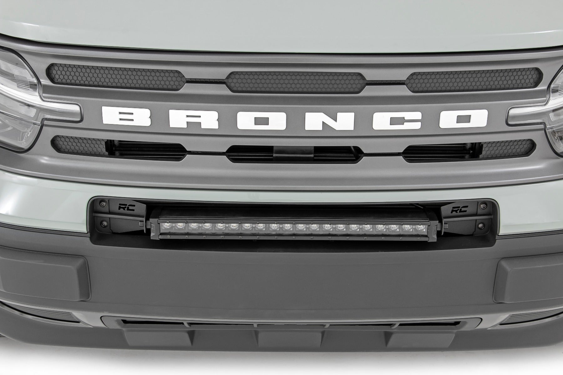 LED Light Kit | Bumper Mount | 20" Black Single Row | Ford Bronco Sport (21-26)