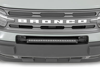 LED Light Kit | Bumper Mount | 20" Black Single Row | White DRL | Ford Bronco Sport (21-26)