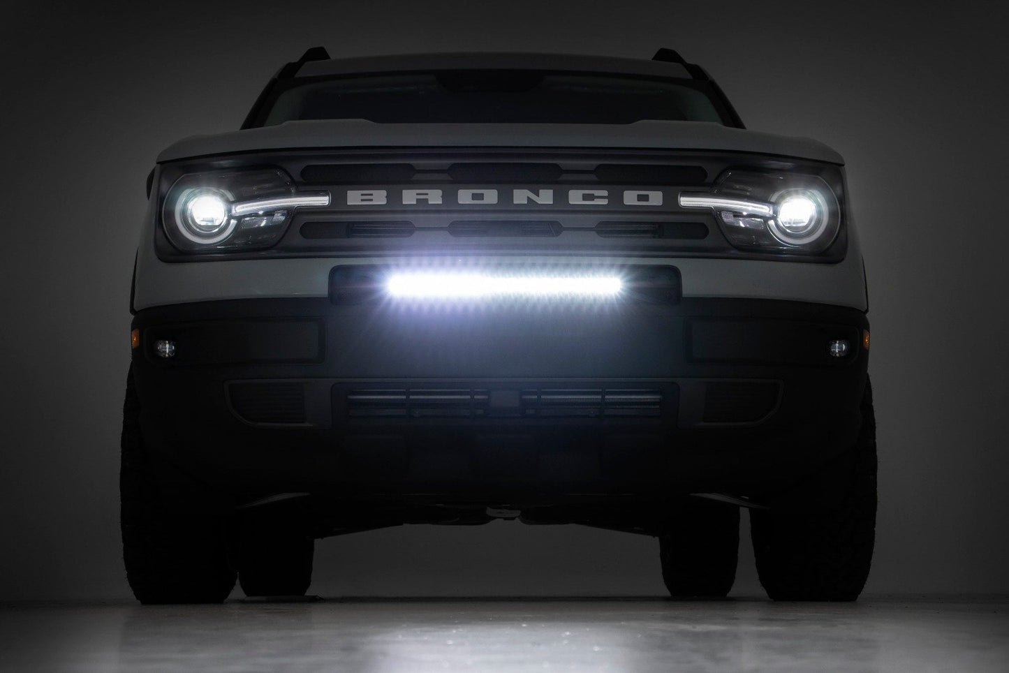 20 Inch Black Series LED Light Bar | Single Row | Amber DRL