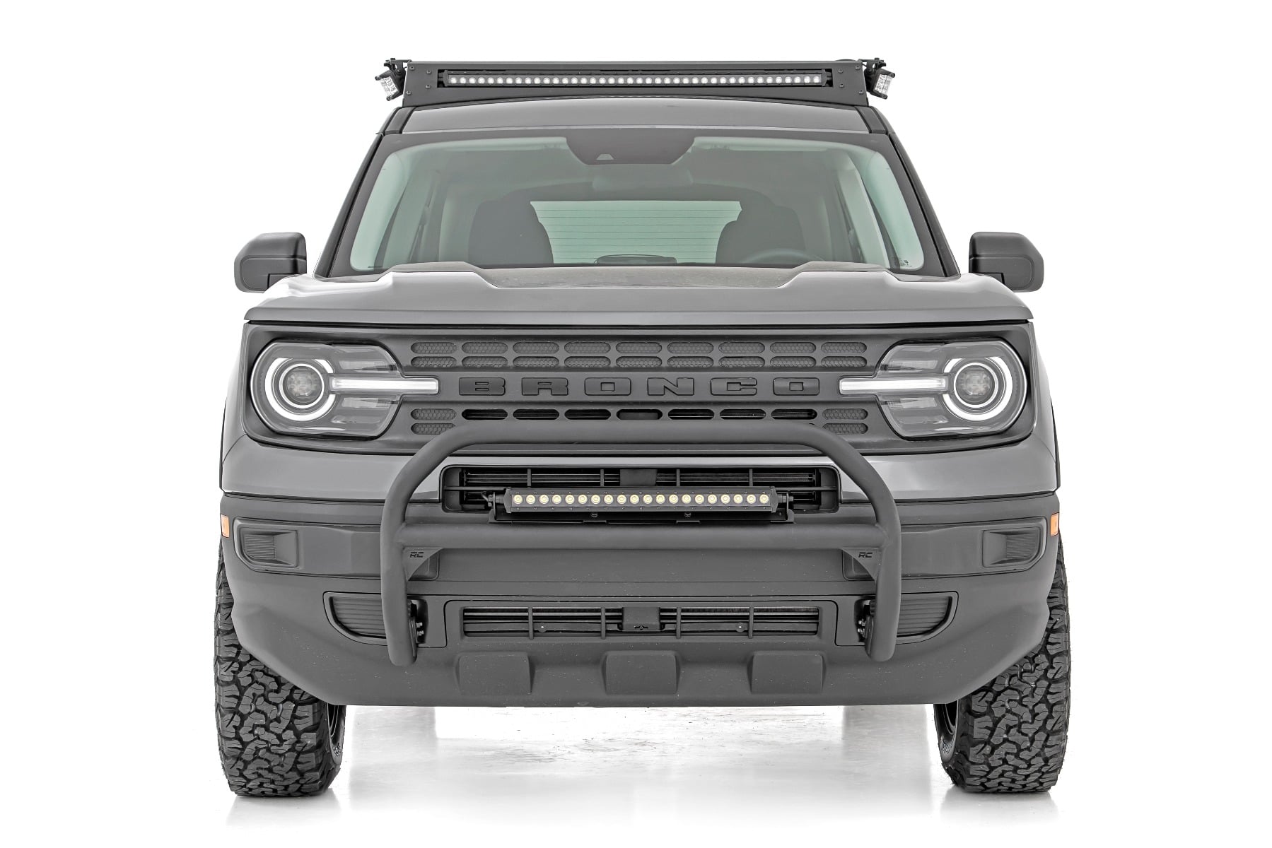 LED Light Kit | Roof Rack Mount | 40" Black Single Row | Ford Bronco Sport (21-26)