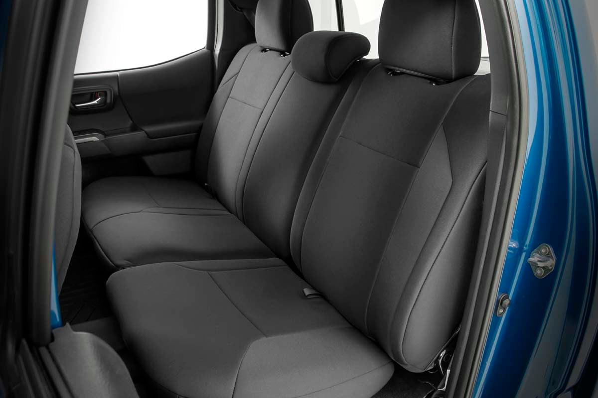 Seat Covers | FR & RR | Double Cab | Toyota Tacoma 2WD/4WD (2016-2023)