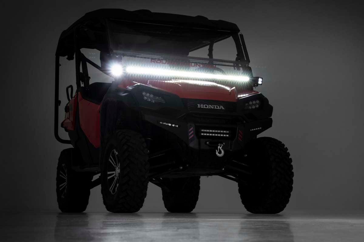 LED Light Kit | Cage Mount | 50" Black Single Row | Honda Pioneer 1000/Pioneer 1000-6 