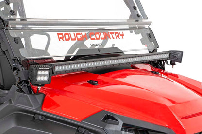 LED Light Kit | Cage Mount | 50" Black Single Row | Honda Pioneer 1000/Pioneer 1000-6 