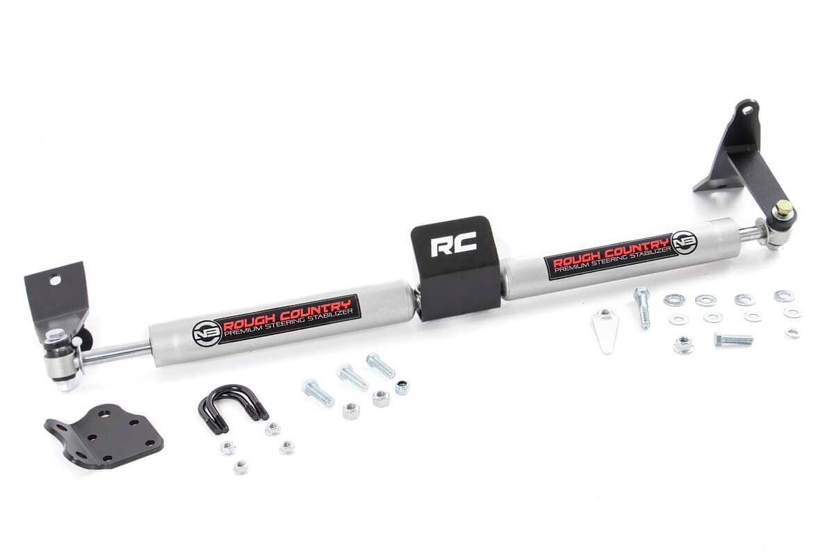 N3 Steering Stabilizer | Dual | 2-8 Inch Lift | Ram 2500 (03-13)/3500 (11-12) 