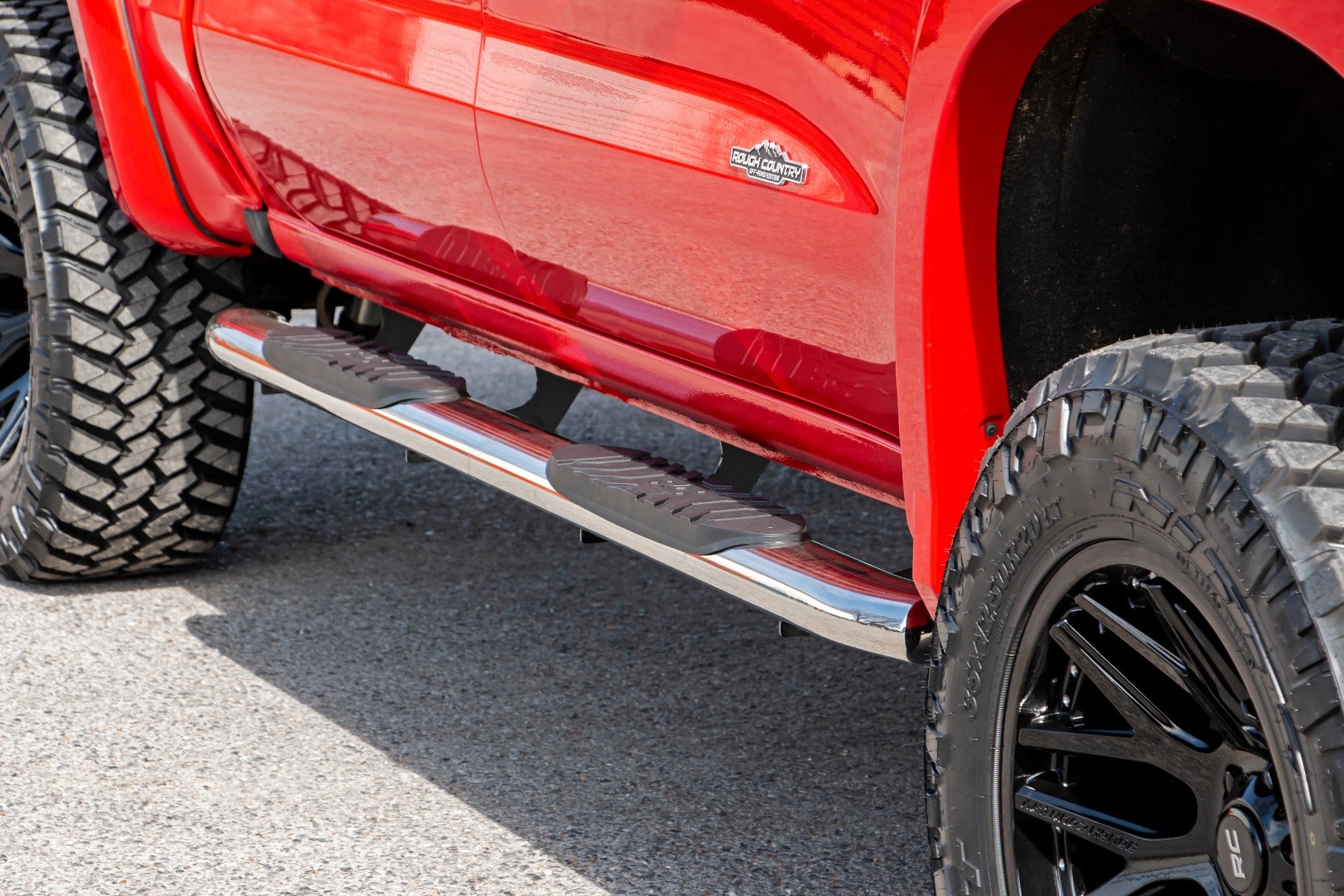 Oval Nerf Steps | Stainless | Crew Cab | Chevy/GMC 1500/2500HD/3500HD (19-26)