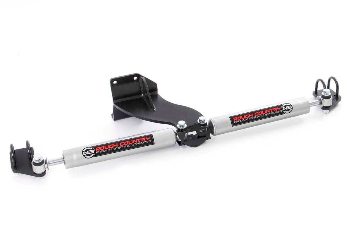 N3 Steering Stabilizer | Dual | 2.5-8 Inch Lift | Ram 2500 (14-26)/3500 (13-26) 