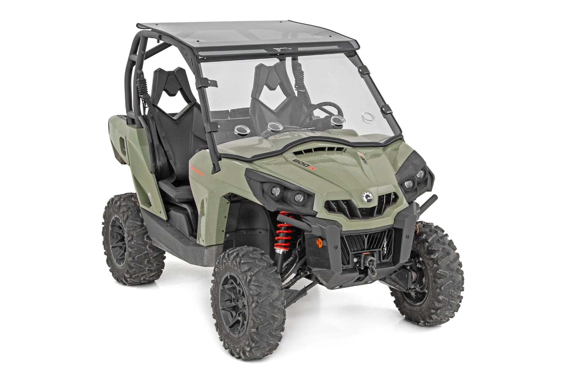 Vented Full Windshield | Scratch Resistant | Can-Am Commander Max 1000 