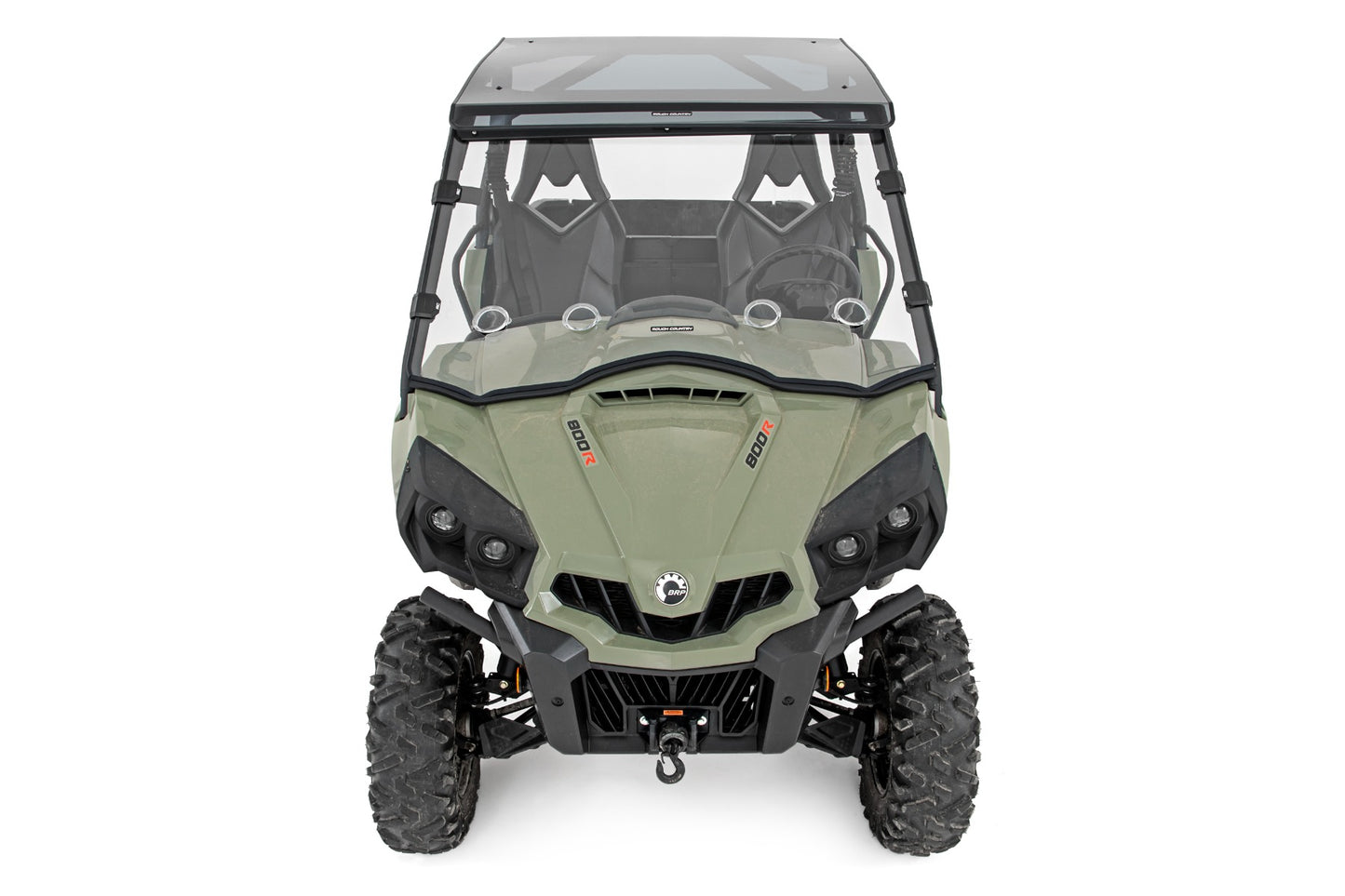 Vented Full Windshield | Scratch Resistant | Can-Am Commander Max 1000 
