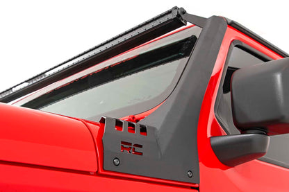 LED Light Kit | Windshield Mount | 50" BLK Single Row | Jeep Gladiator JT/Wrangler JL (18-26)