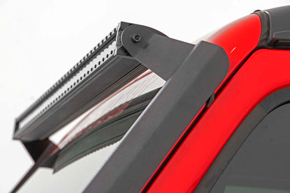 LED Light Kit | Windshield | 50" BLK Dual Row | WHT DRL | Jeep Gladiator JT/Wrangler JL (18-26)