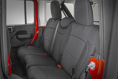 Seat Covers | Front and Rear | Jeep Wrangler Unlimited 4WD (2018-2026)