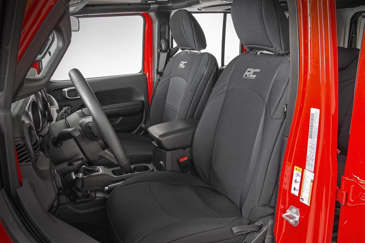 Seat Covers | Front and Rear | Jeep Wrangler Unlimited 4WD (2018-2026)
