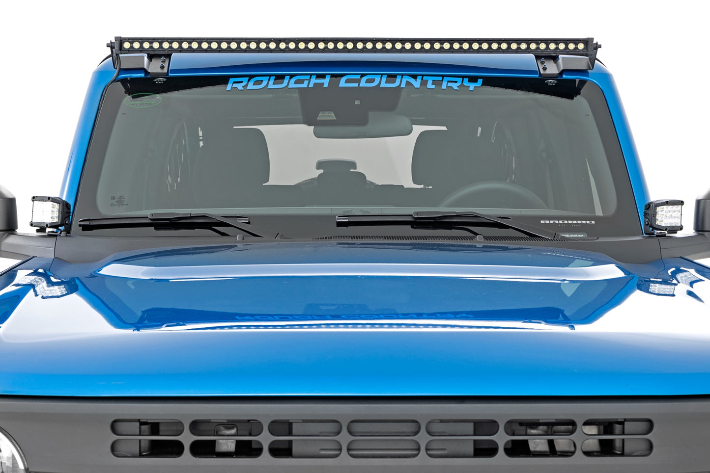 LED Light Kit | Ditch Mount | 2" Black Pair | Amber DRL | Ford Bronco (21-26)