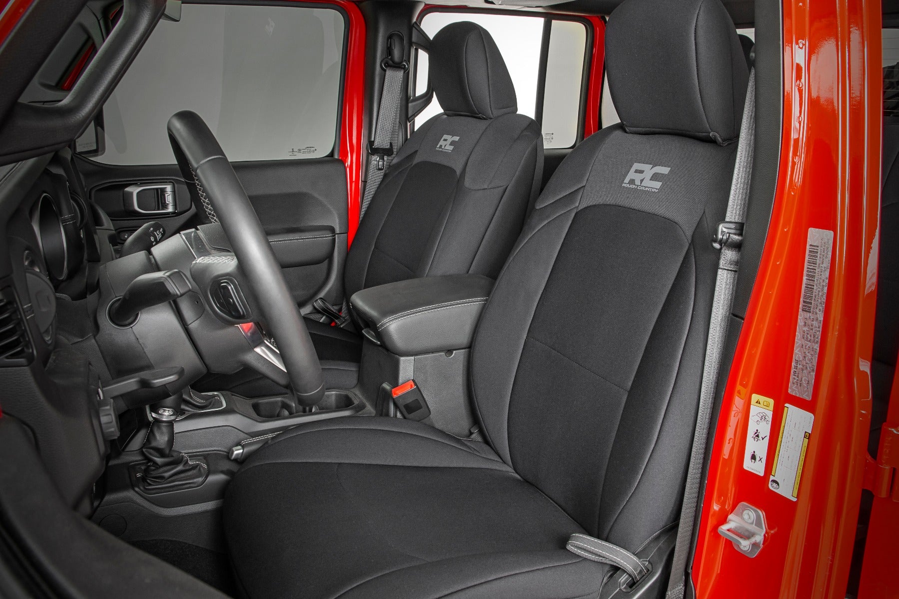 Seat Covers | Front and RR No Cup Holder | Jeep Gladiator JT 4WD (2020-2026)