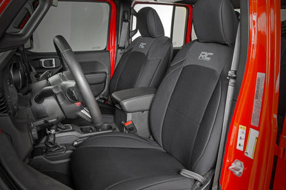 Seat Covers | Front and RR w/ Cup Holder | Jeep Gladiator JT 4WD (2020-2026)