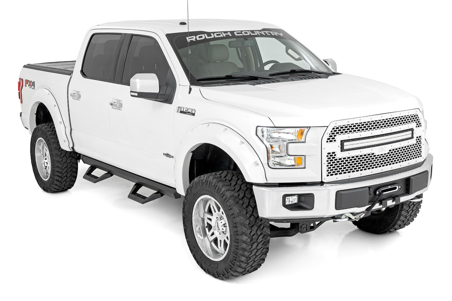 SRX2 Adj Aluminum Step | Crew Cab | Ford F-150/Lightning/F-250/F-350/Raptor (15-26)