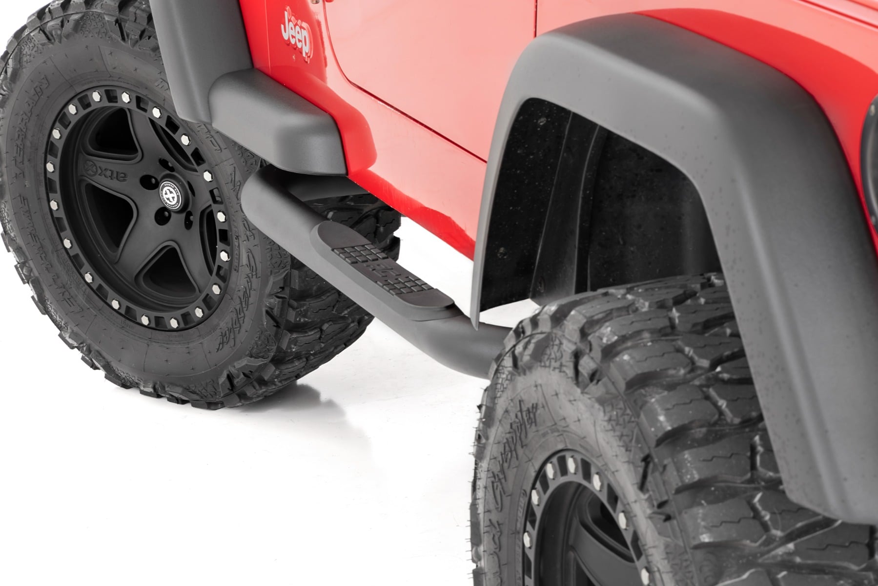 Nerf Steps | 3-Inch Tube | Jeep Wrangler TJ (97-06)/Wrangler YJ (87-95)