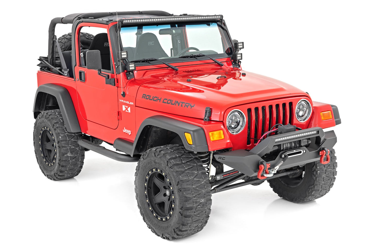 Nerf Steps | 3-Inch Tube | Jeep Wrangler TJ (97-06)/Wrangler YJ (87-95)