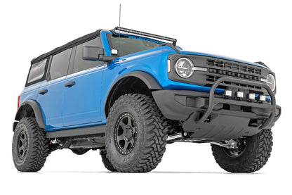 LED Light Kit | Upper Windshield | 40" Black Single Row | Ford Bronco (21-26)