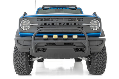 LED Light Kit | Upper Windshield | 40" Black Single Row | Ford Bronco (21-26)
