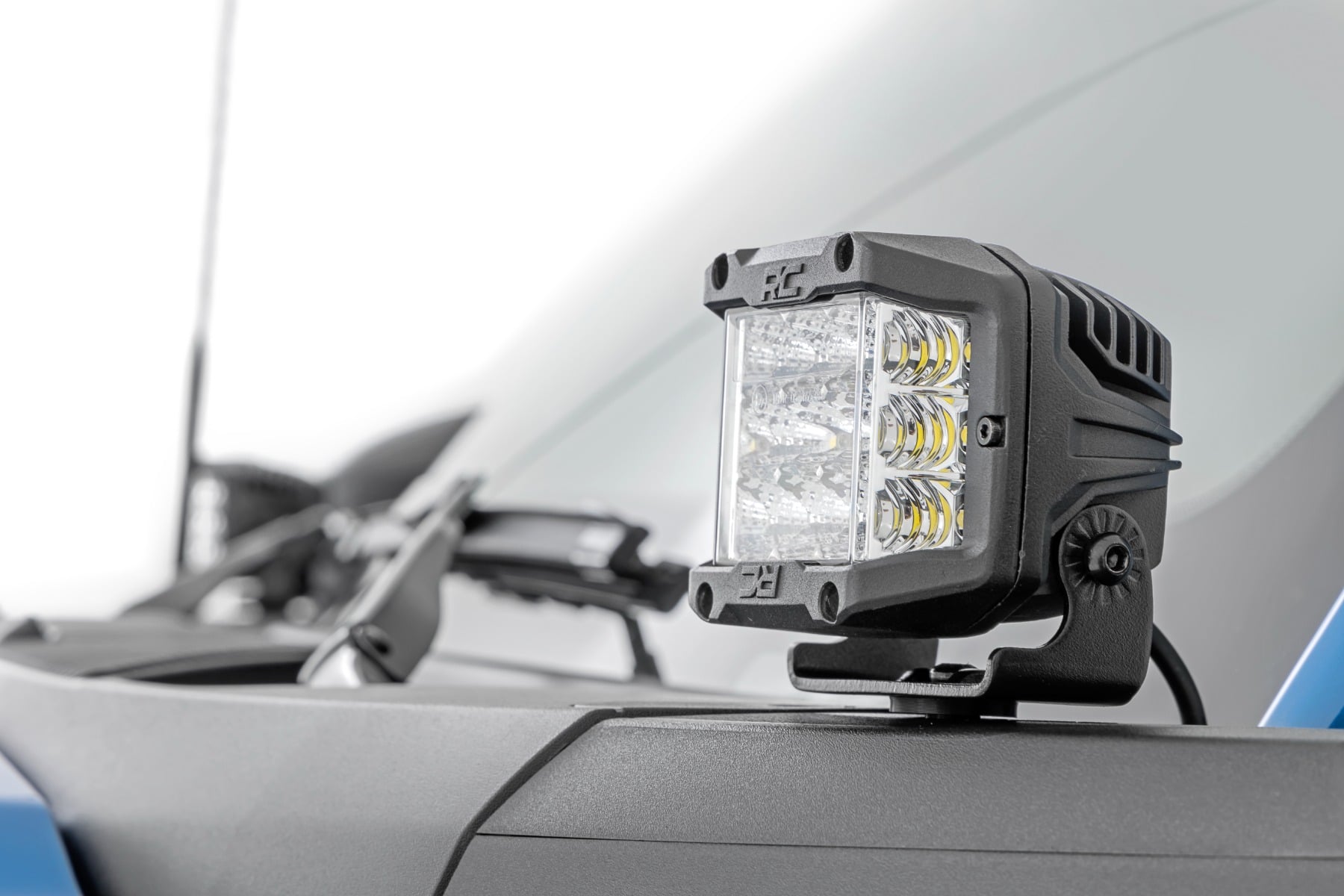 LED Light Kit | Ditch Mount | 2" Black Pair | White DRL | Ford Bronco (21-26)