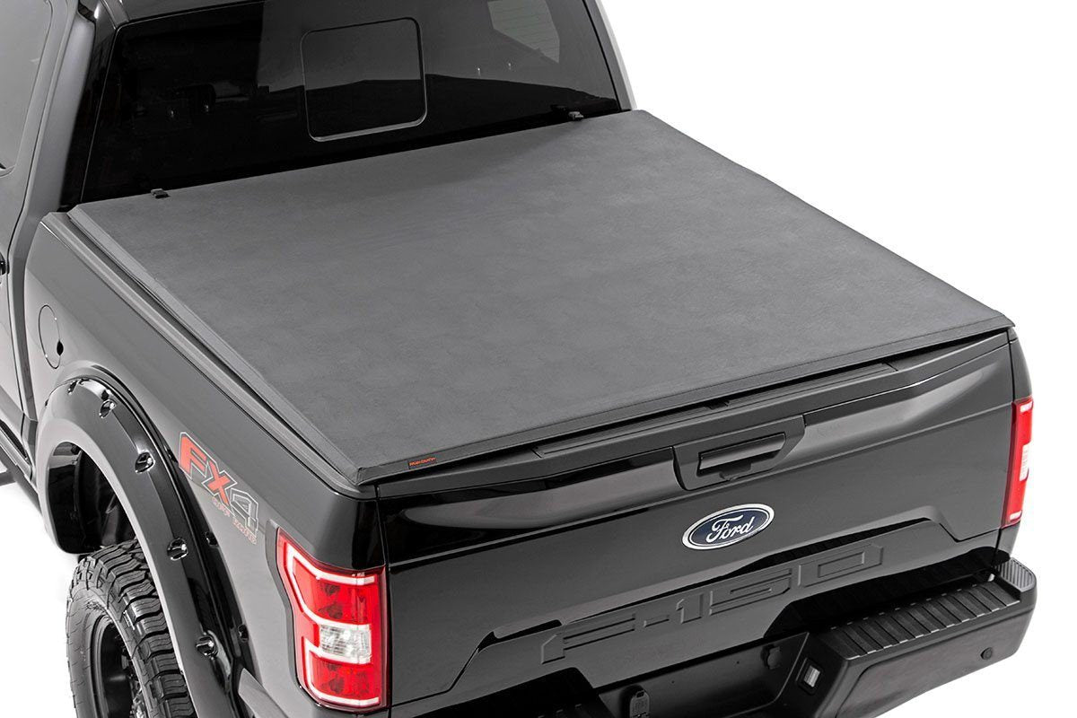 Soft Tri-Fold Bed Cover | 5'7" Bed | Ford F-150 (21-26)/F-150 Lightning (22-26)