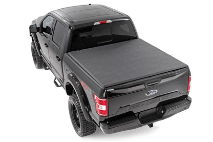 Soft Tri-Fold Bed Cover | 5'7" Bed | Ford F-150 (15-20)/Raptor (17-20) 
