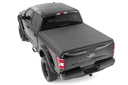 Soft Tri-Fold Bed Cover | 5'7" Bed | Ford F-150 (21-26)/F-150 Lightning (22-26)