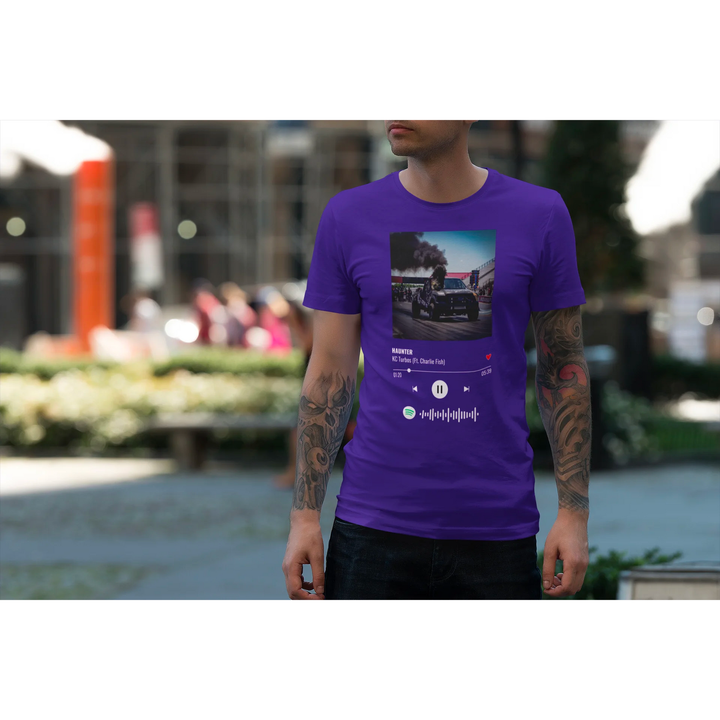 Textile Graphix KC Spotify Song T-Shirt - Haunter - view 5