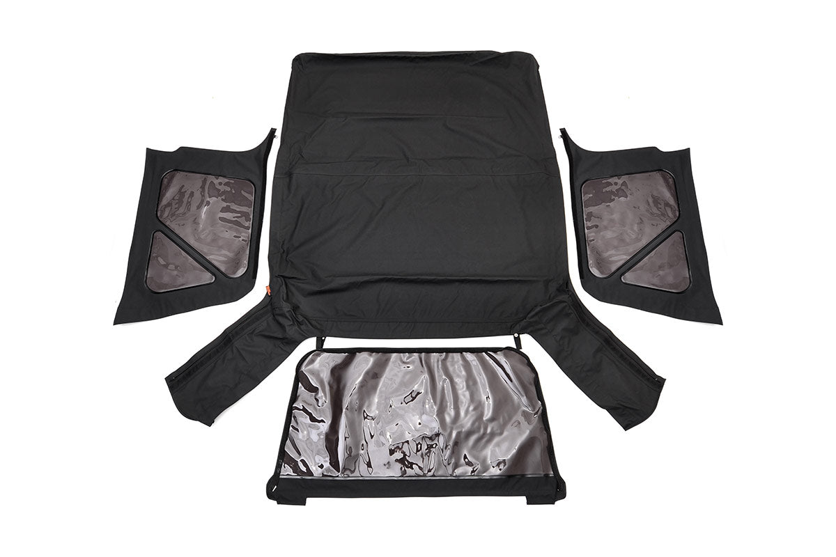 Soft Top | Replacement | Black | Full Doors | Jeep Wrangler TJ 4WD (97-06)