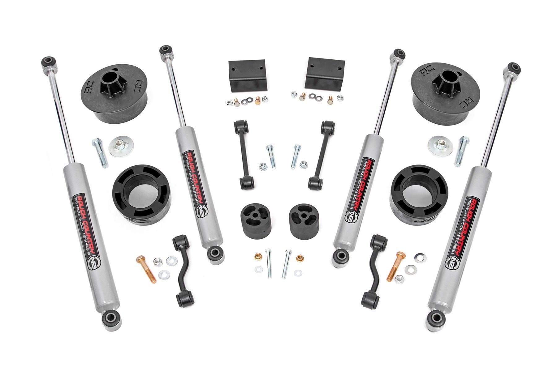 2.5 Inch Lift Kit | Spacers | N3 | Jeep Wrangler JL (24-26)/Wrangler Unlimited (24-26) 