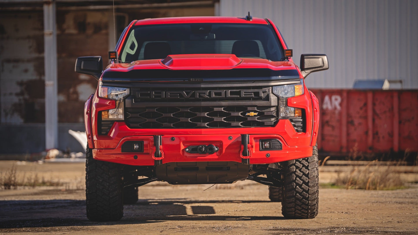 Hood Protector | Gloss Black | Chevy Silverado 1500 2WD/4WD (2019-2026)