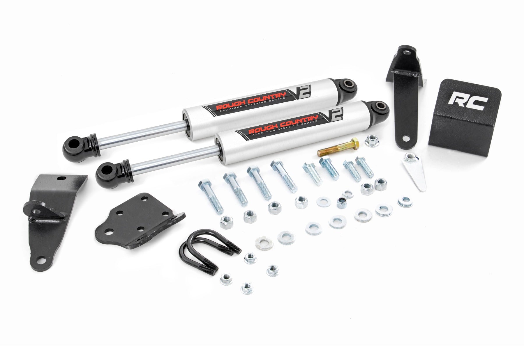 V2 Steering Stabilizer | Dual | 2-8 Inch Lift | Ram 2500 (03-13)/3500 (11-12) 