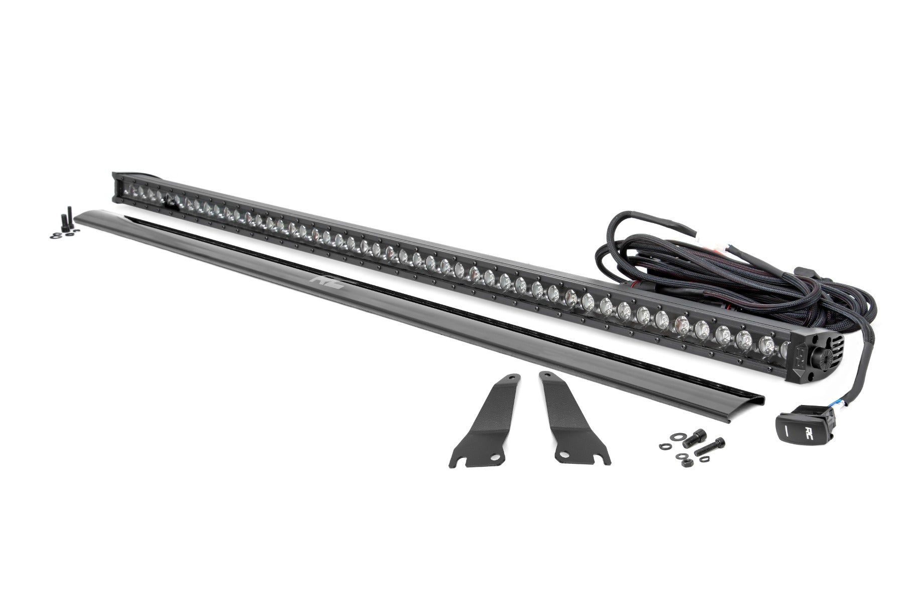 LED Light Kit | Cage Mount | 50" Black Single Row | Kawasaki Teryx 4 1000/Teryx4 800 