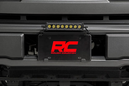 8 Inch Black Series LED Light Bar | Single Row | Amber DRL