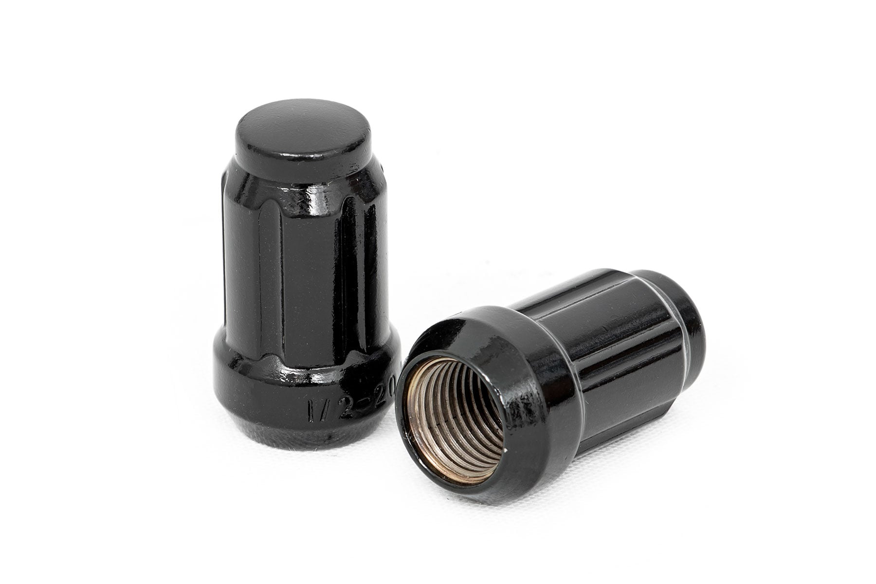 M12 x 1.25 Lug Nut Set of 24 | Black