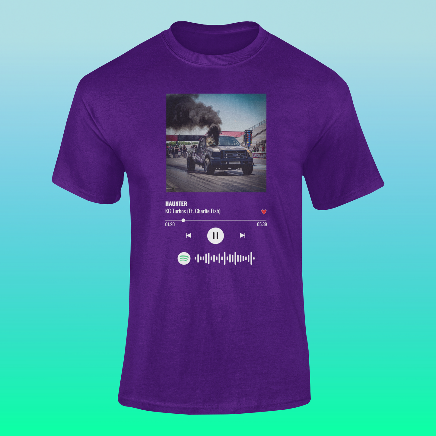 Textile Graphix KC Spotify Song T-Shirt - Haunter - view 4