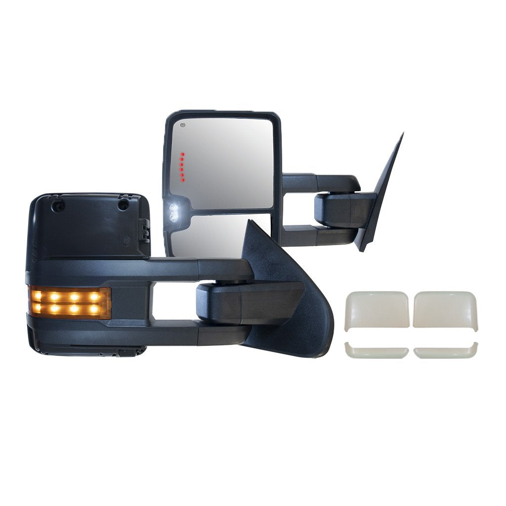 GM Style Dodge Ram 2500/3500 Tow Mirrors (2019-2022) - Style 2